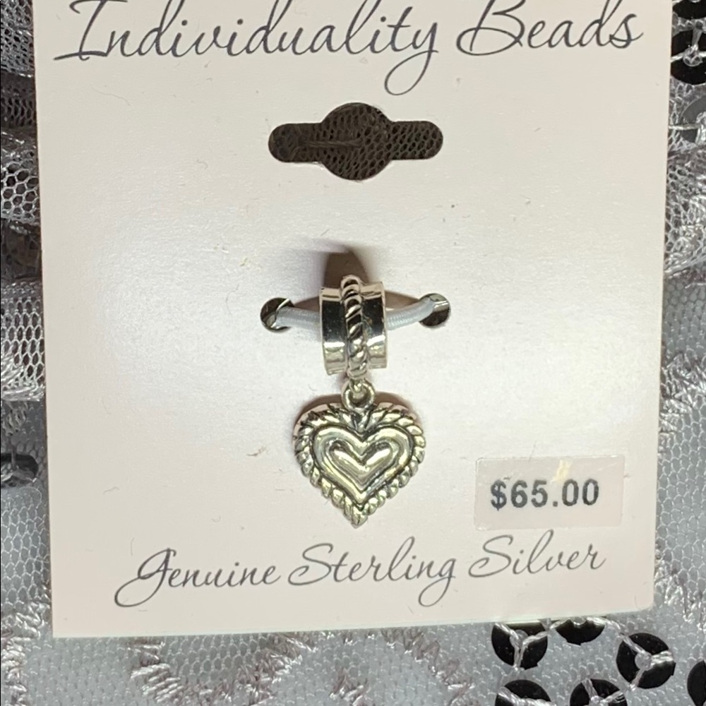 🎁Individuality Beads Sterling Silver Heart Charm